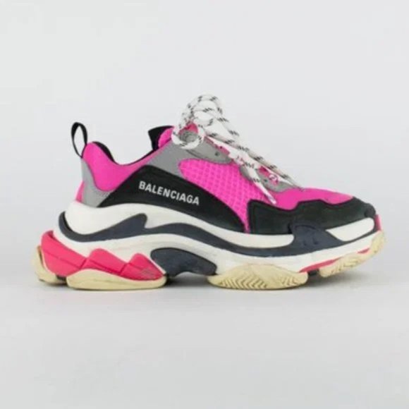 Balenciaga Triple S Pink Sneakers